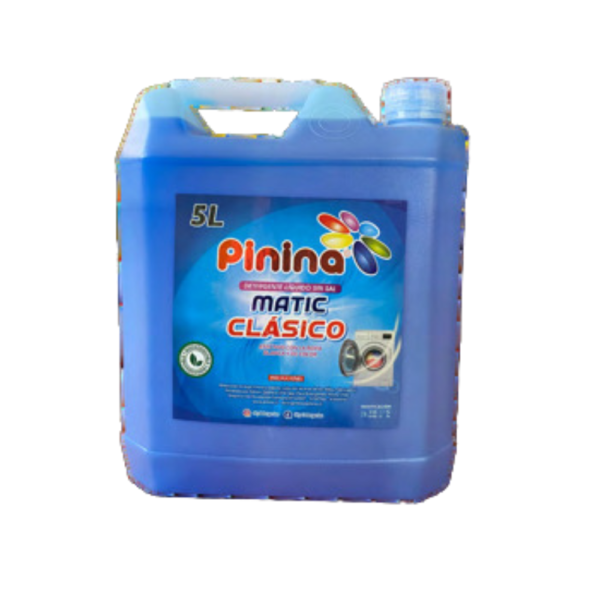 Detergente Pinina Clásico Deluxe azul 5 Litros