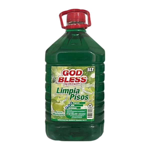Limpia Pisos God Bless Aroma Manzana 5 Litros