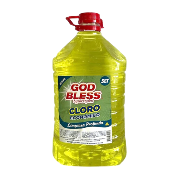 Cloro God Bless Economico 5 Litros